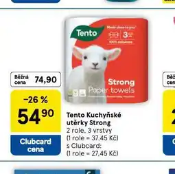 Tesco Tento kuchyňské utěrky nabídka