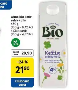 Tesco Olma bio kefír selský bílý nabídka