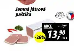 ZEMAN Jemná játrová paštika nabídka