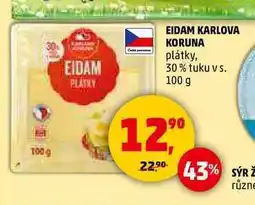 Penny Market EIDAM KARLOVA KORUNA, 100 g nabídka