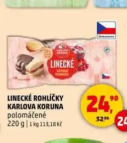 Penny Market LINECKÉ ROHLÍČKY KARLOVA KORUNA, 220 g nabídka