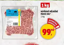 Penny Market VEPŘOVÉ MĚLNĚNÉ MASO XXL, 1 kg nabídka