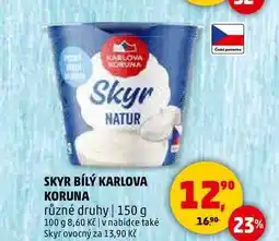 Penny Market SKYR BÍLÝ KARLOVA KORUNA, 150 g nabídka