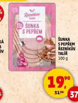Penny Market ŠUNKA S PEPŘEM ŘEZNÍKŮV TALÍŘ, 100 g nabídka