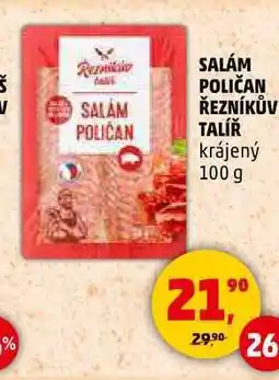 Penny Market SALÁM POLIČAN ŘEZNÍKŮV TALÍŘ, 100 g nabídka