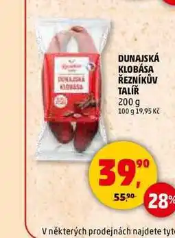 Penny Market DUNAJSKÁ KLOBÁSA ŘEZNÍKŮV TALÍŘ, 200 g nabídka