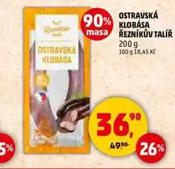 Penny Market OSTRAVSKÁ KLOBÁSA ŘEZNÍKŮV TALÍŘ, 200 g nabídka