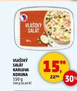 Penny Market VLAŠSKÝ SALÁT KARLOVA KORUNA, 150 g nabídka