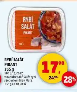 Penny Market RYBÍ SALÁT PIKANT, 135 g nabídka