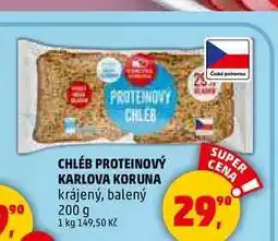Penny Market CHLÉB PROTEINOVÝ KARLOVA KORUNA, 200 g nabídka
