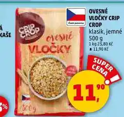 Penny Market OVESNÉ VLOČKY CRIP CROP, 500 g nabídka