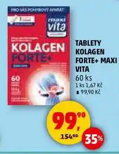 Penny Market TABLETY KOLAGEN FORTE+ MAXI VITA, 60 ks nabídka