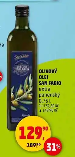 Penny Market OLIVOVÝ OLEJ SAN FABIO, 0,75 l nabídka