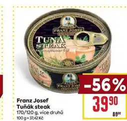 Billa Franz Josef Tuňák steak 170/120 g nabídka