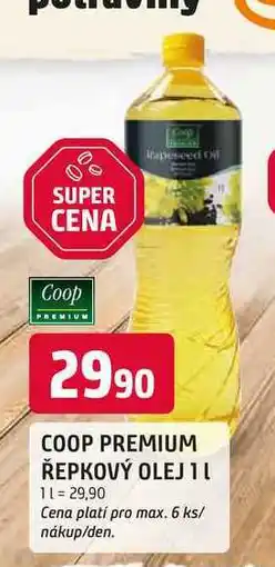 Trefa COOP PREMIUM ŘEPKOVÝ OLEJ 1L nabídka