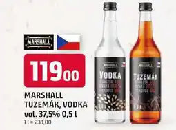 Trefa MARSHALL TUZEMÁK, VODKA vol. 37,5% 0,5l nabídka