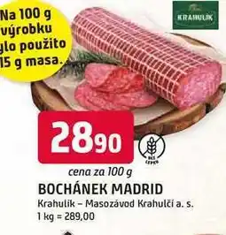 Trefa BOCHÁNEK MADRID 100g nabídka