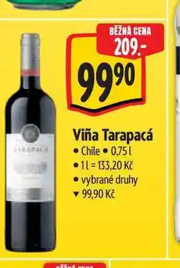 Albert Viña Tarapacá 0,75 l nabídka