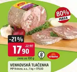 Trefa VENKOVSKÁ TLAČENKA 100g nabídka