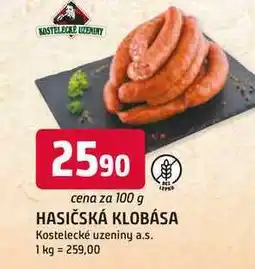 Trefa HASIČSKÁ KLOBÁSA 100g nabídka