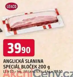 Trefa Le & Co Anglická slanina 200g nabídka