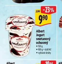 Albert Albert Jogurt smetanový ochucený 150 g nabídka