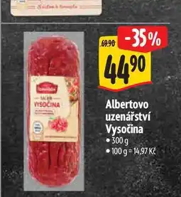 Albert Albertovo uzenářství Vysočina 300 g nabídka