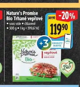 Albert Nature's Promise Bio Trhané vepřové 300 g nabídka