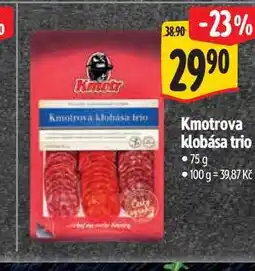 Albert Kmotrova klobása trio 75 g nabídka