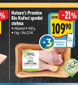 Albert Nature's Promise Bio Kuřecí spodní stehna 450 g nabídka