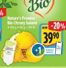 Albert Nature's Promise Bio Citrony balené 500 g nabídka