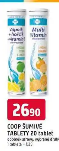 Trefa COOP ŠUMIVÉ TABLETY 20 tablet nabídka