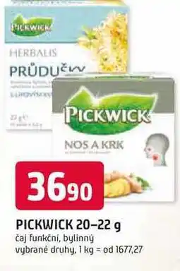 Trefa PICKWICK 20-22 g čaj funkční, bylinný nabídka
