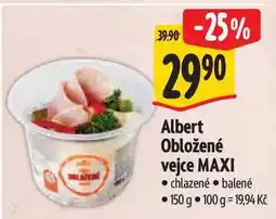 Albert Albert Obložené vejce MAXI 150 g nabídka