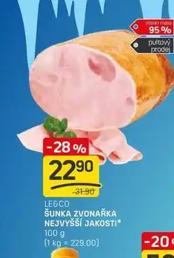 Flop ŠUNKA ZVONAŘKA NEJVYŠŠÍ JAKOSTI 100 g nabídka