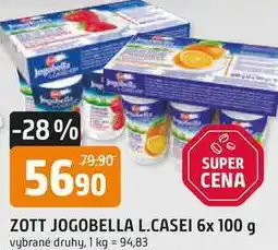 Trefa JOGOBELLA L.CASEI 6x 100 g nabídka