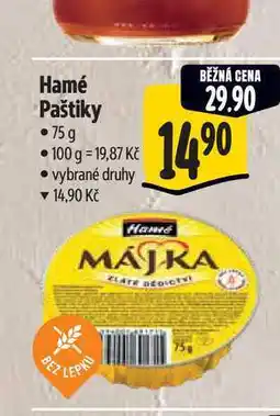 Albert Hamé Paštiky 75 g nabídka
