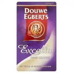 Albert Douwe Egberts Excella 100% arabica pražená mletá káva 250g nabídka