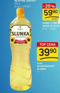 Flop OLEJ SLUNEČNICOVÝ SLUNKA 1l nabídka