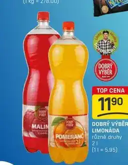 Flop DOBRÝ VÝBĚR LIMONÁDA různé druhy 2l nabídka