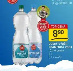 Flop DOBRÝ VÝBĚR PRAMENITÁ VODA různé druhy 2l nabídka