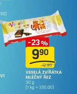 Flop VESELÁ ZVÍŘÁTKA MLÉČNÝ ŘEZ 30 g nabídka