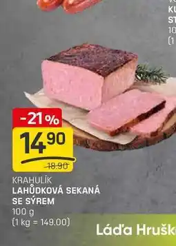 Flop LAHŮDKOVÁ SEKANÁ SE SÝREM 100 g nabídka