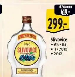 Albert Slivovice 0,5 l nabídka