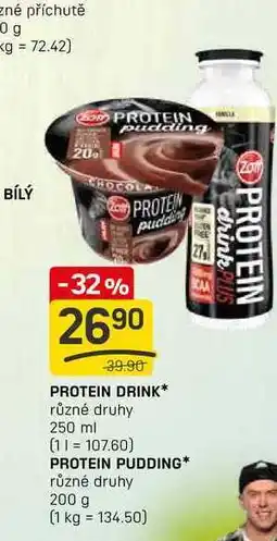 Flop PROTEIN PUDDING různé druhy 200 g nabídka