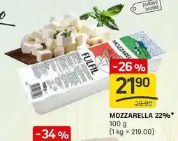 Flop MOZZARELLA 22% 100 g nabídka