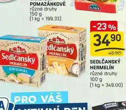 Flop SEDLČANSKÝ HERMELÍN různé druhy 100 g nabídka