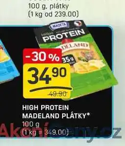 Flop HIGH PROTEIN MADELAND PLÁTKY 100 g nabídka