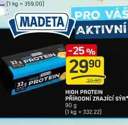 Flop HIGH PROTEIN PŘÍRODNÍ ZRAJÍCÍ SÝR 90 g nabídka