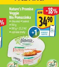 Albert Nature's Promise Veggie Bio Pomazánka 150 g nabídka